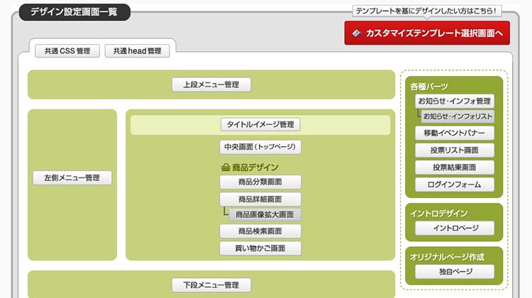 makeshopのオリジナルデザイン機能