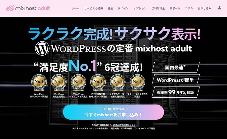 mixhostアダルトと通常版の違いは? mixhostアダルトの特徴・メリットを徹底解説！